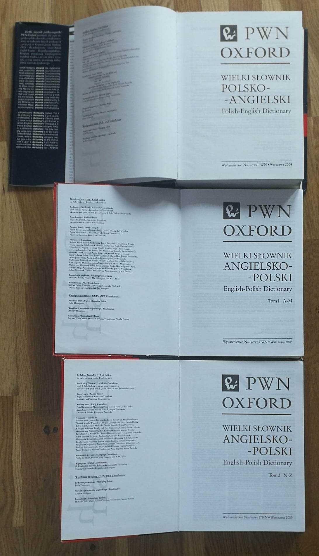 Wielki słownik PWN-Oxford, pol.-ang./ang.-pol., komplet