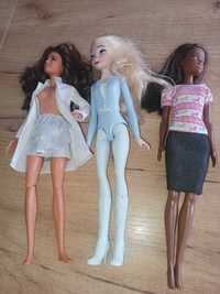 3 orginalne lalki barbie Mattel