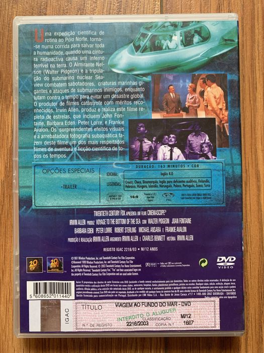 Viagem ao Fundo do Mar - dvd