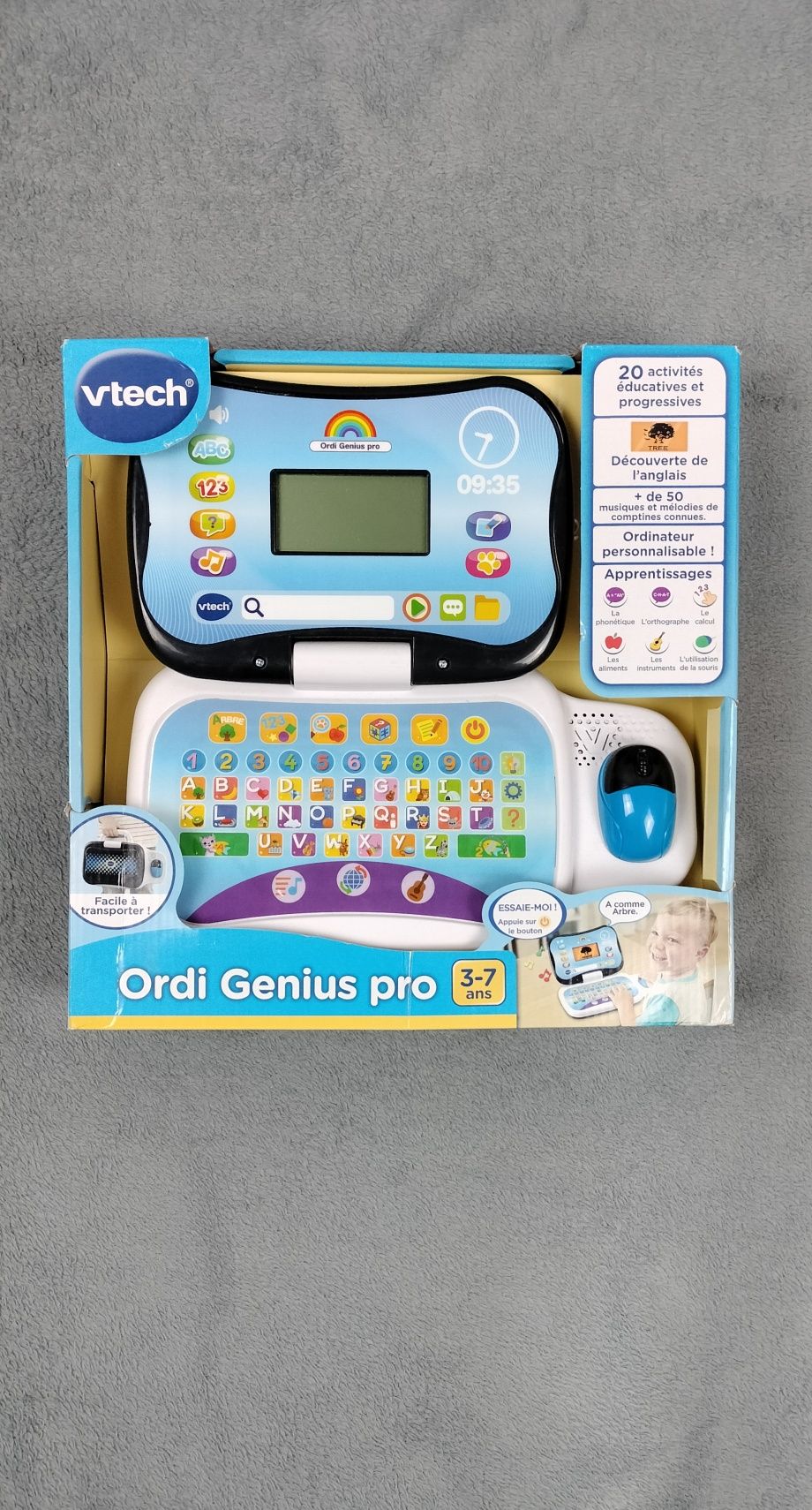Laptop edukacyjny komputerek dla dzieci Vtech nauka liter, cyfr