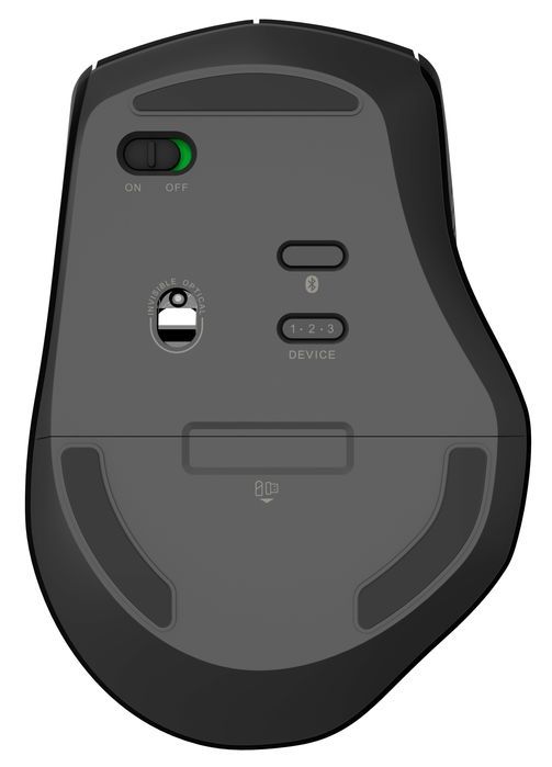 Rapoo Mysz optyczna, bezprzewodowa, Bluetooth, 2.4 GHz, czarna OUTLET