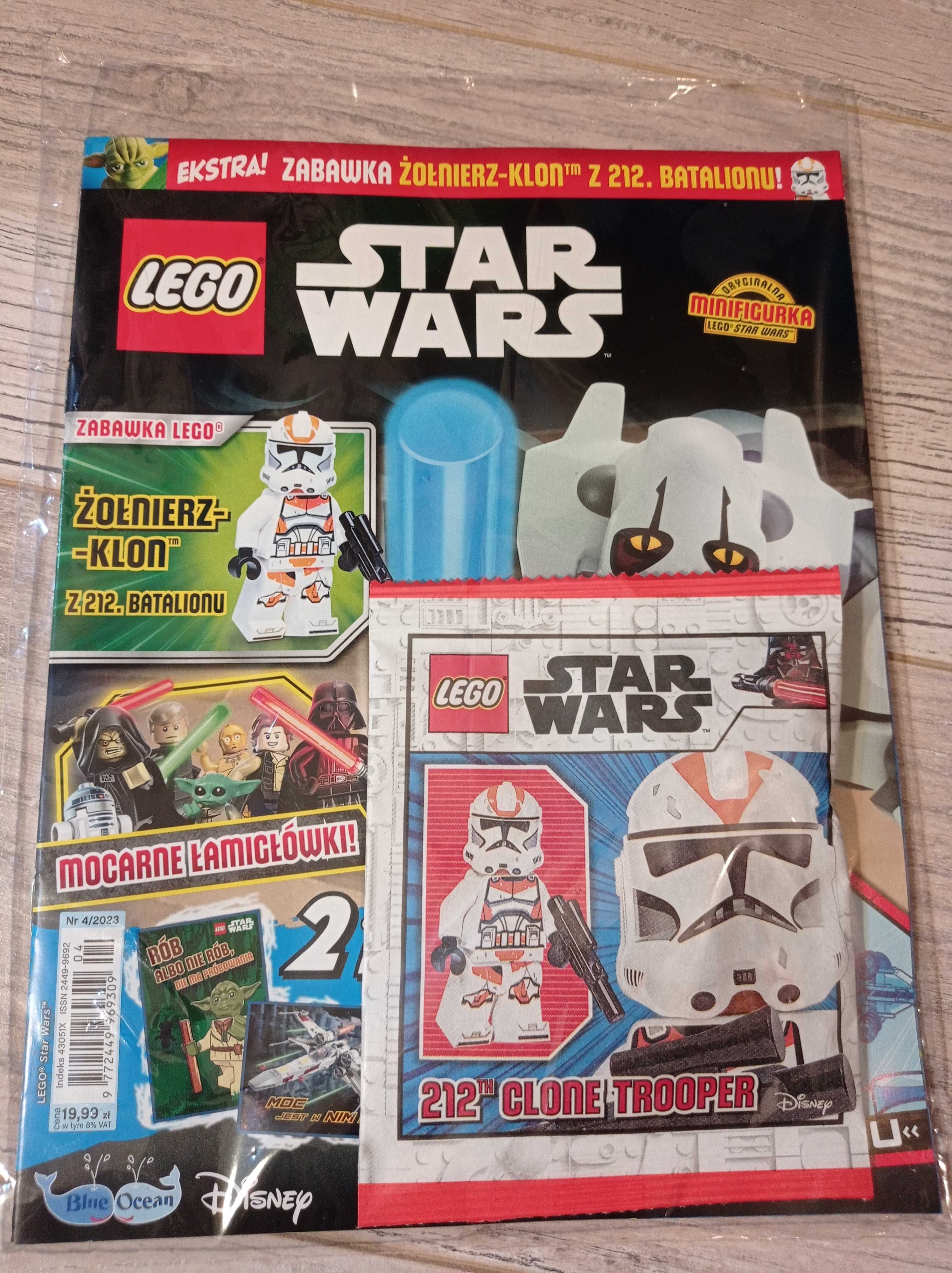 LEGO star wars klon 212 clone trooper magazyn gazeta