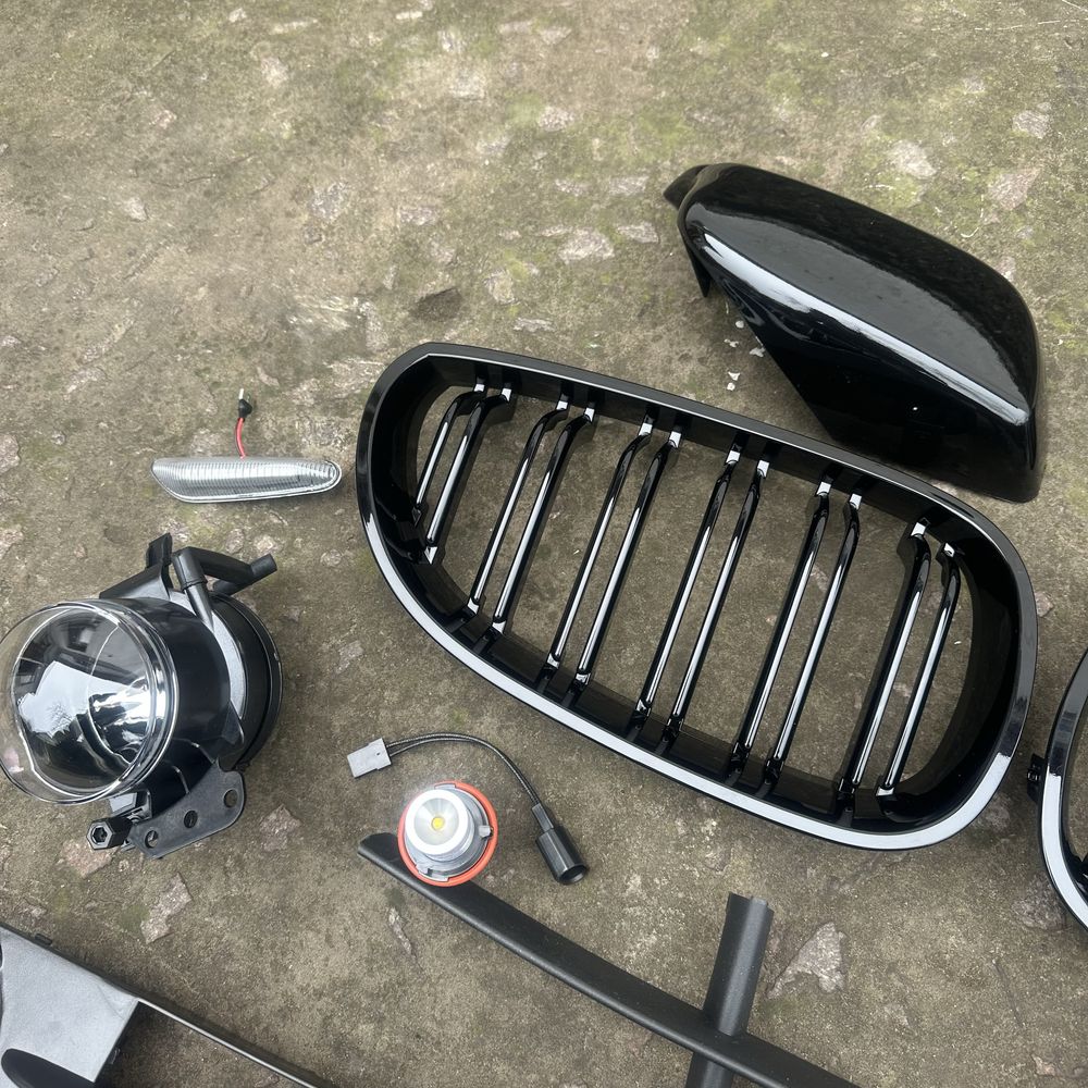 Решотка бампера bmw e60 e61 решітка туманки ноздрі бмв Е60 Е61 BMW
