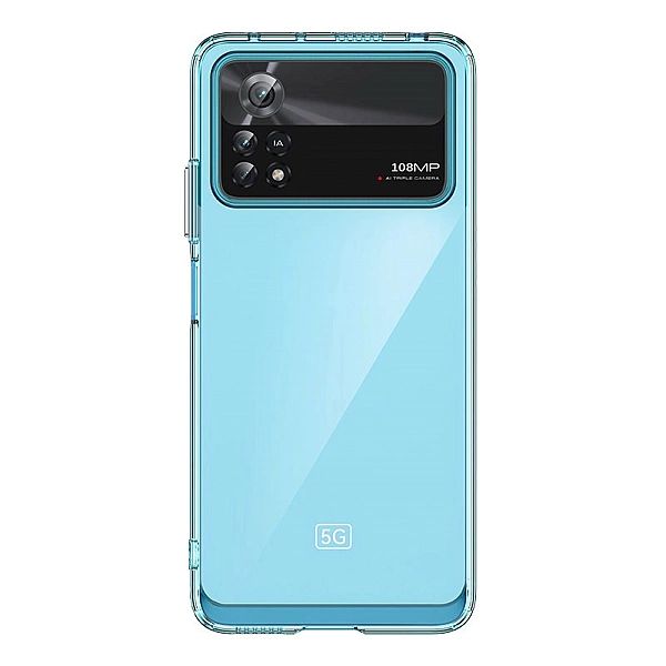 Etui Outer Braders z Ramką do Xiaomi Poco X4 Pro 5G niebieski