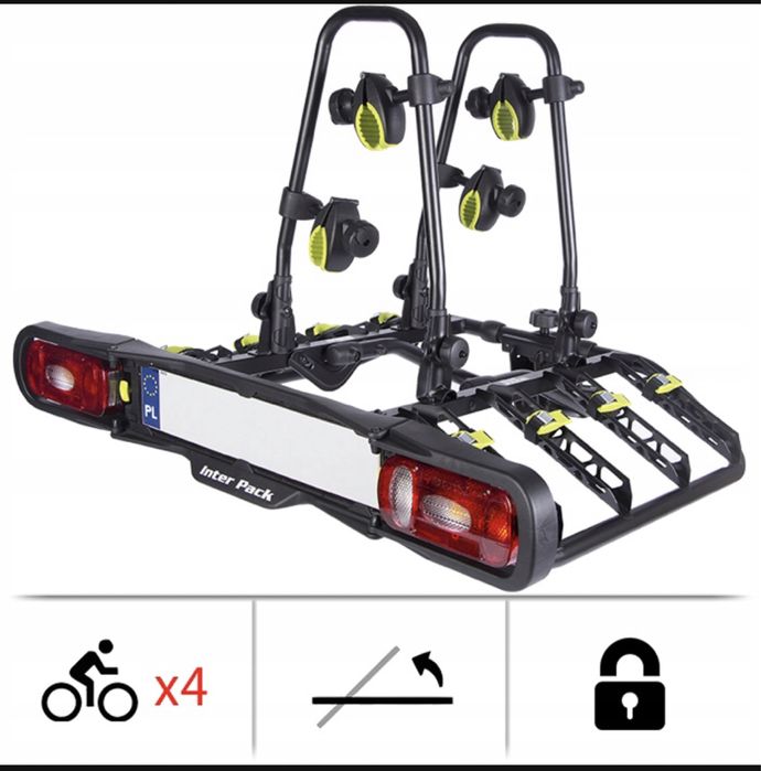 Wypożyczalnia bagażnik rowerowy na hak platforma rowerowa box dachowy