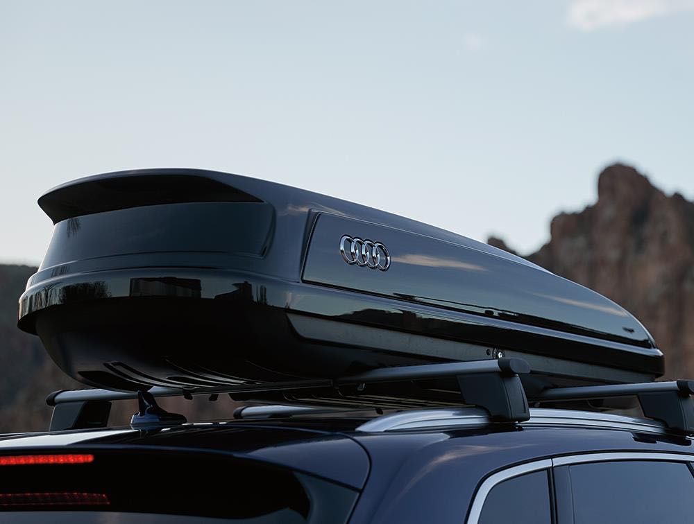 Audi pojemnik boks dachowy 360l czarny brillant