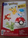 Pokemon klocki zestaw 4 figurki
