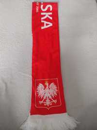 Szalik kibica Polska z logo TP Germany 2006