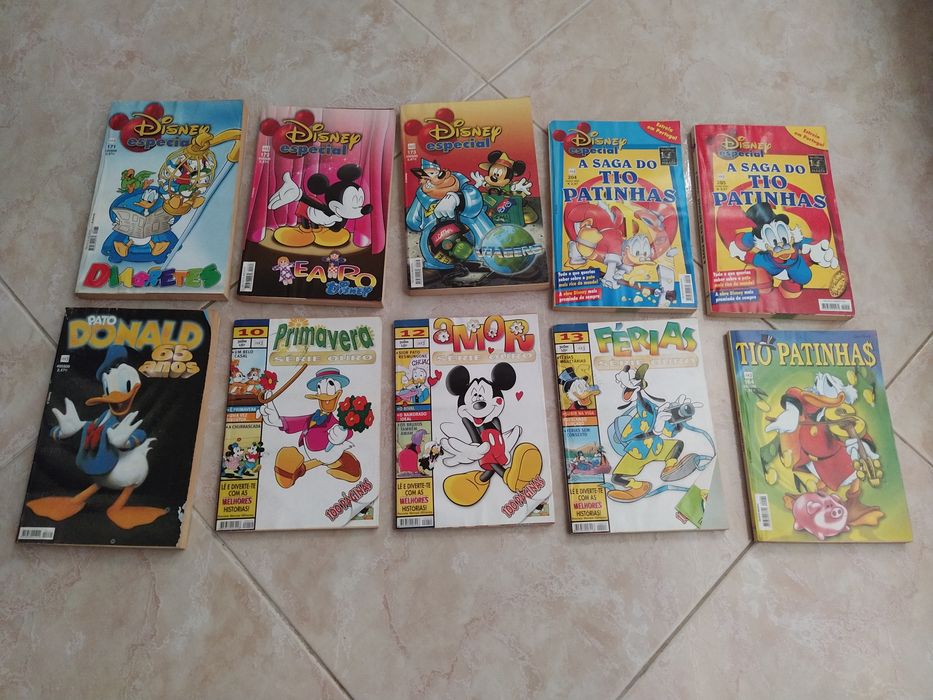 Livros de Banda Desenhada Disney e DC