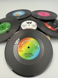 Podkładki pod kubek, winyl, vinyl, płyta winylowa - 6 sztuk