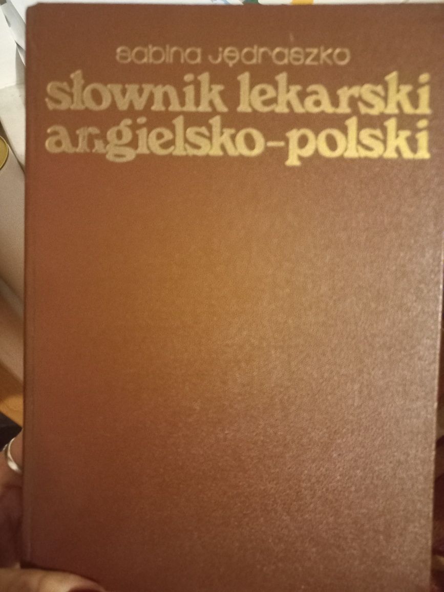 Słownik lekarski angielsko polski