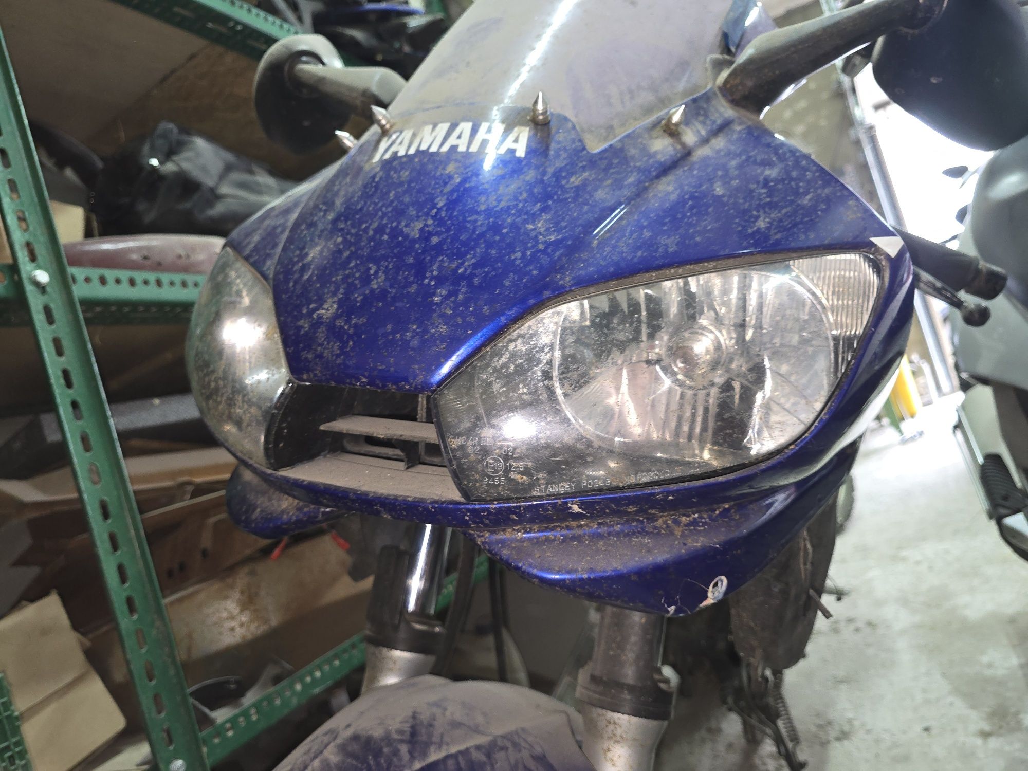 Yamaha R6 RJ03 uszkodzona