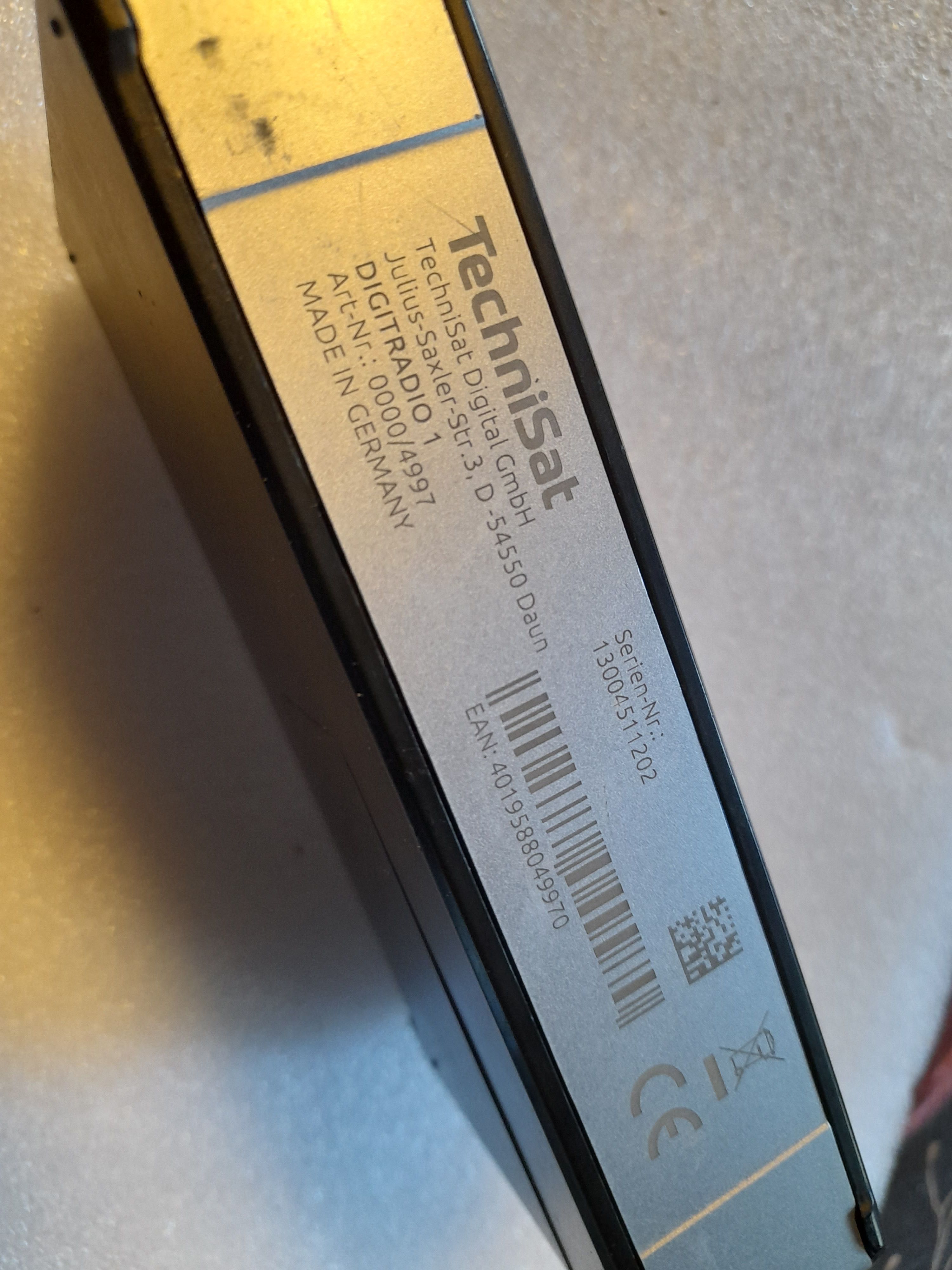 Radio przenośne TECHNISAT Digitradio 1 DAB, DAB+, Digital Band III, FM