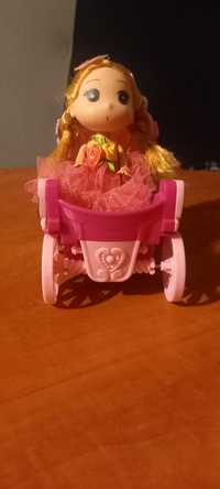 Kareta karoca powóz dla lalek z lalką księżniczką
