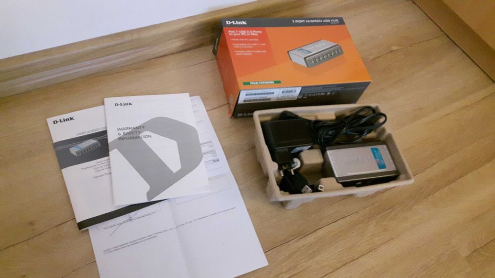 Jak nowy Hub USB 7 portów D Link