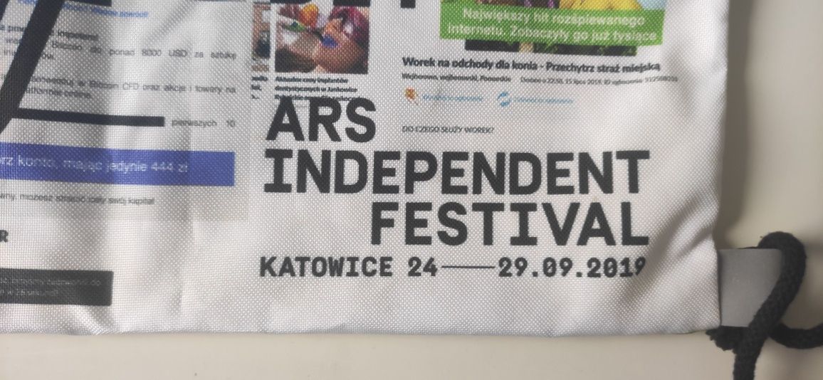 Torba worek Ars Independent Unsubscribe 2019
