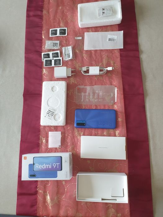 Xiaomi Redmi 9T na caixa, super bateria 6000 Mah, NFC, como novo