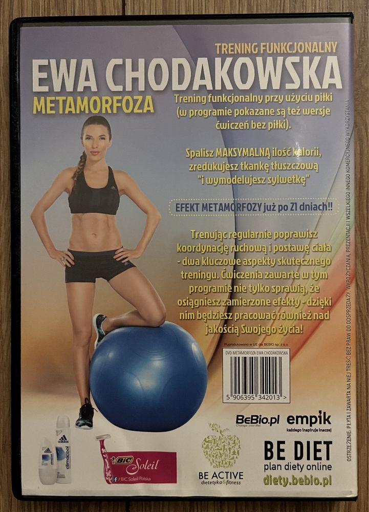 Film DVD Trening funkcjonalny Ewa Chodakowska Metamorfoza