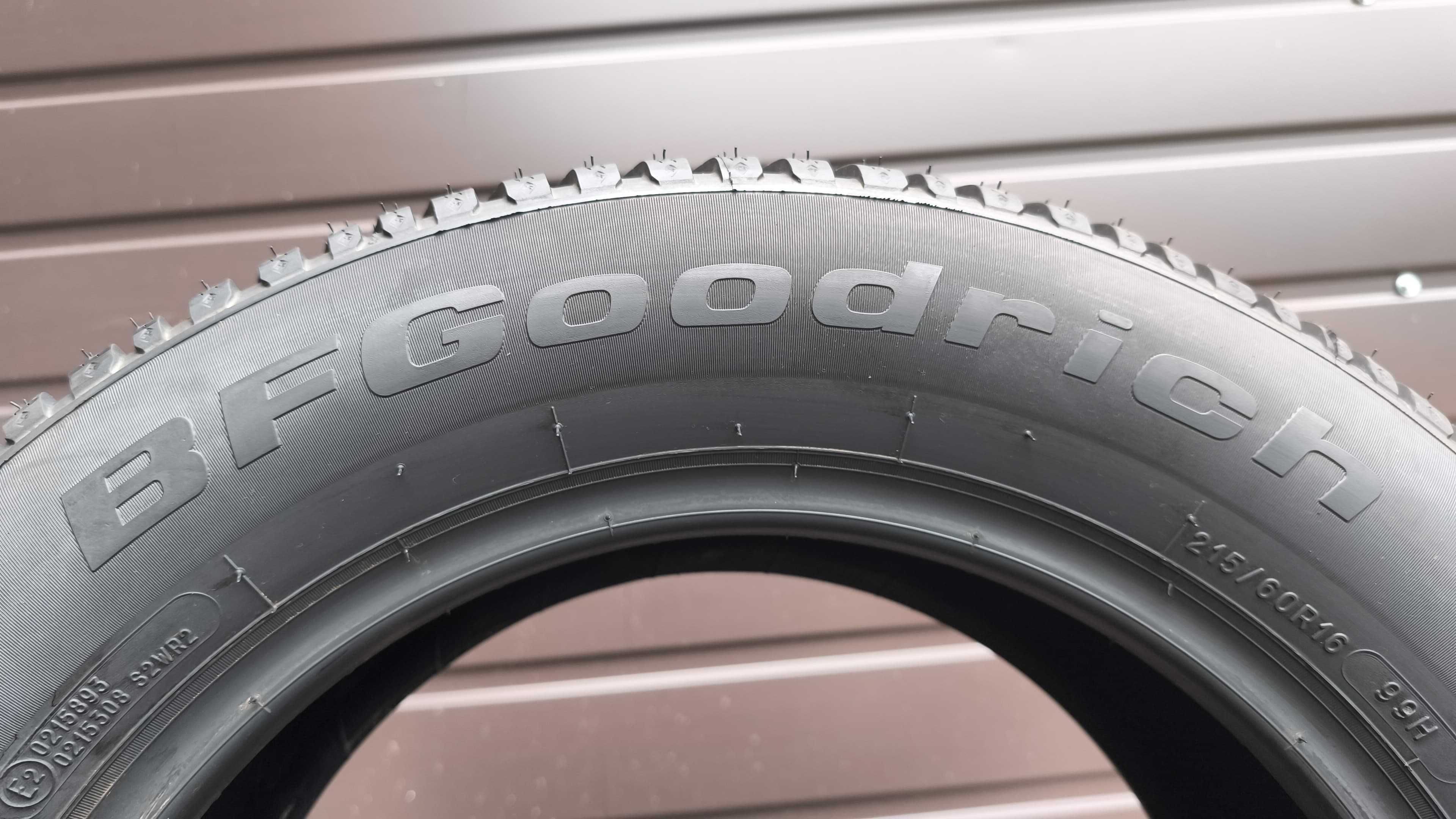 2 sztuki opony zima 215/60/16 BF Goodrich G-Force 99H (OL73/OH)