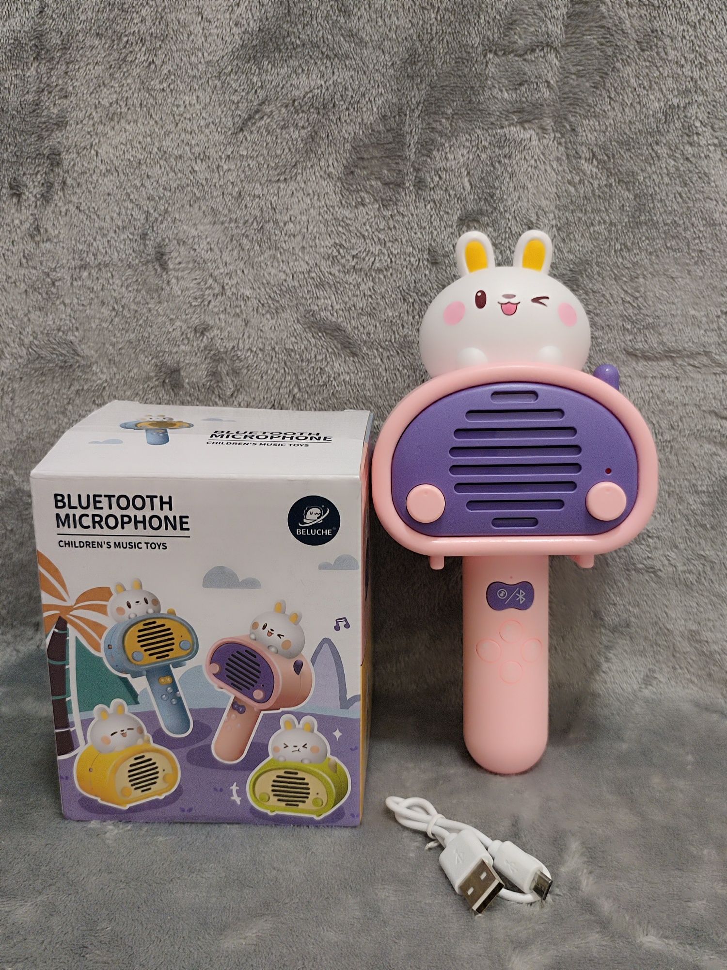 Мікрофон колонка, микрофон детский, колонка Bluetooth