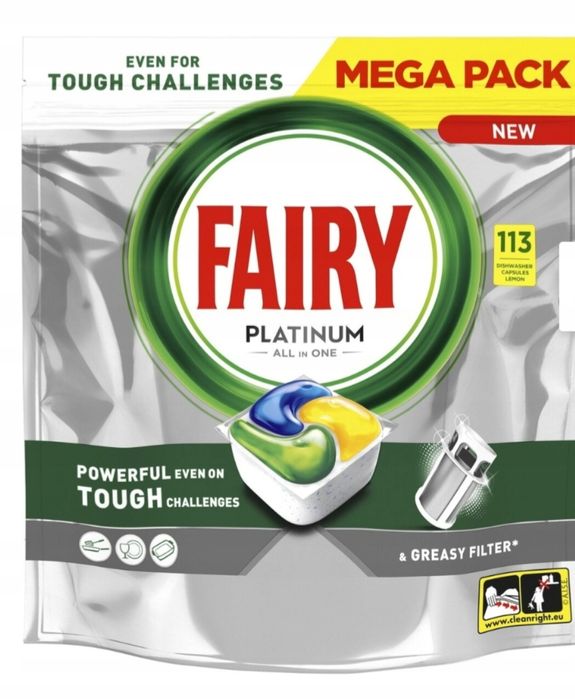 Fairy Platinum All in One 113 sztuk