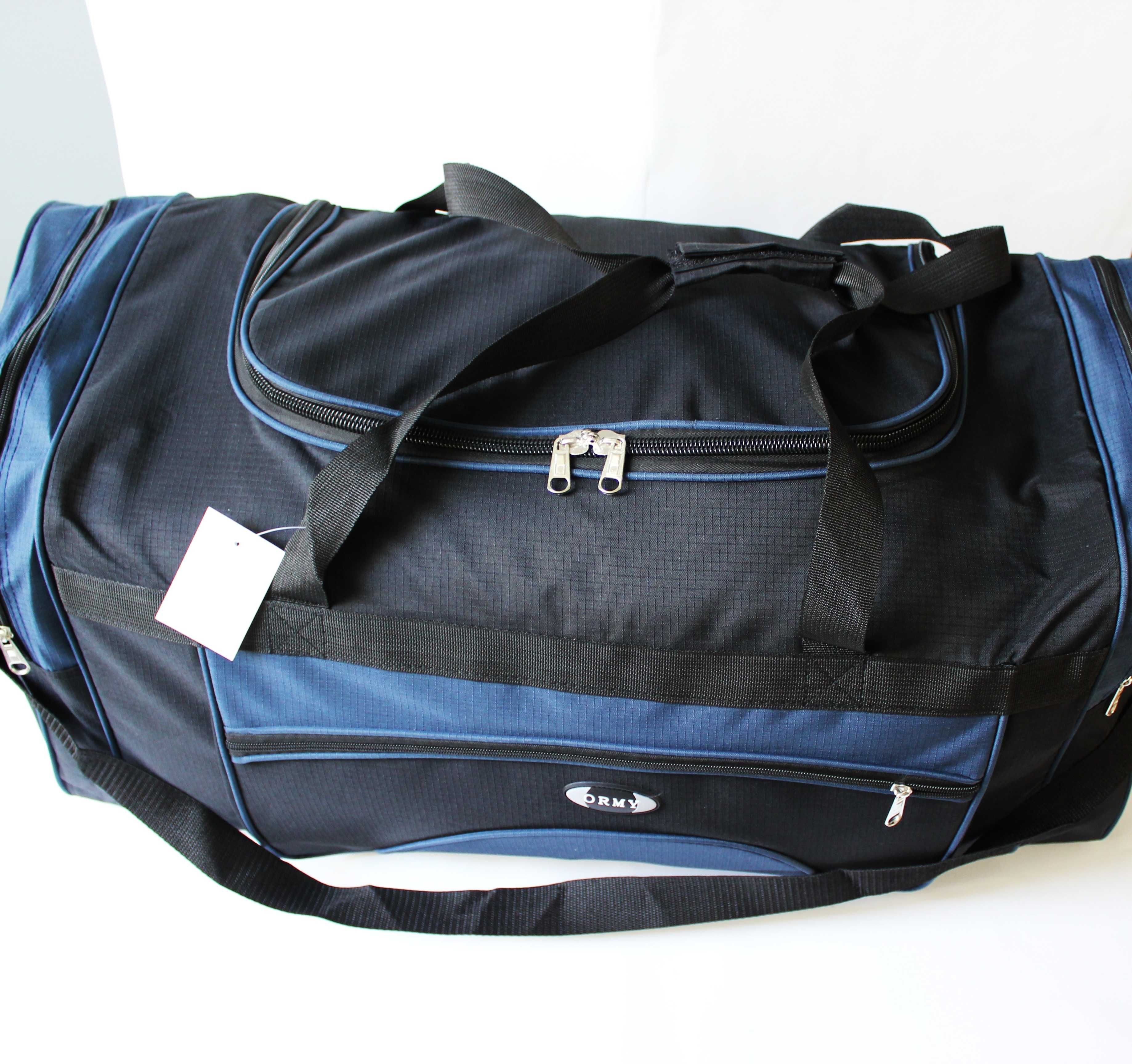 Wielka torba podróżna XXL marki Ormy 90cm Navy Super cena!