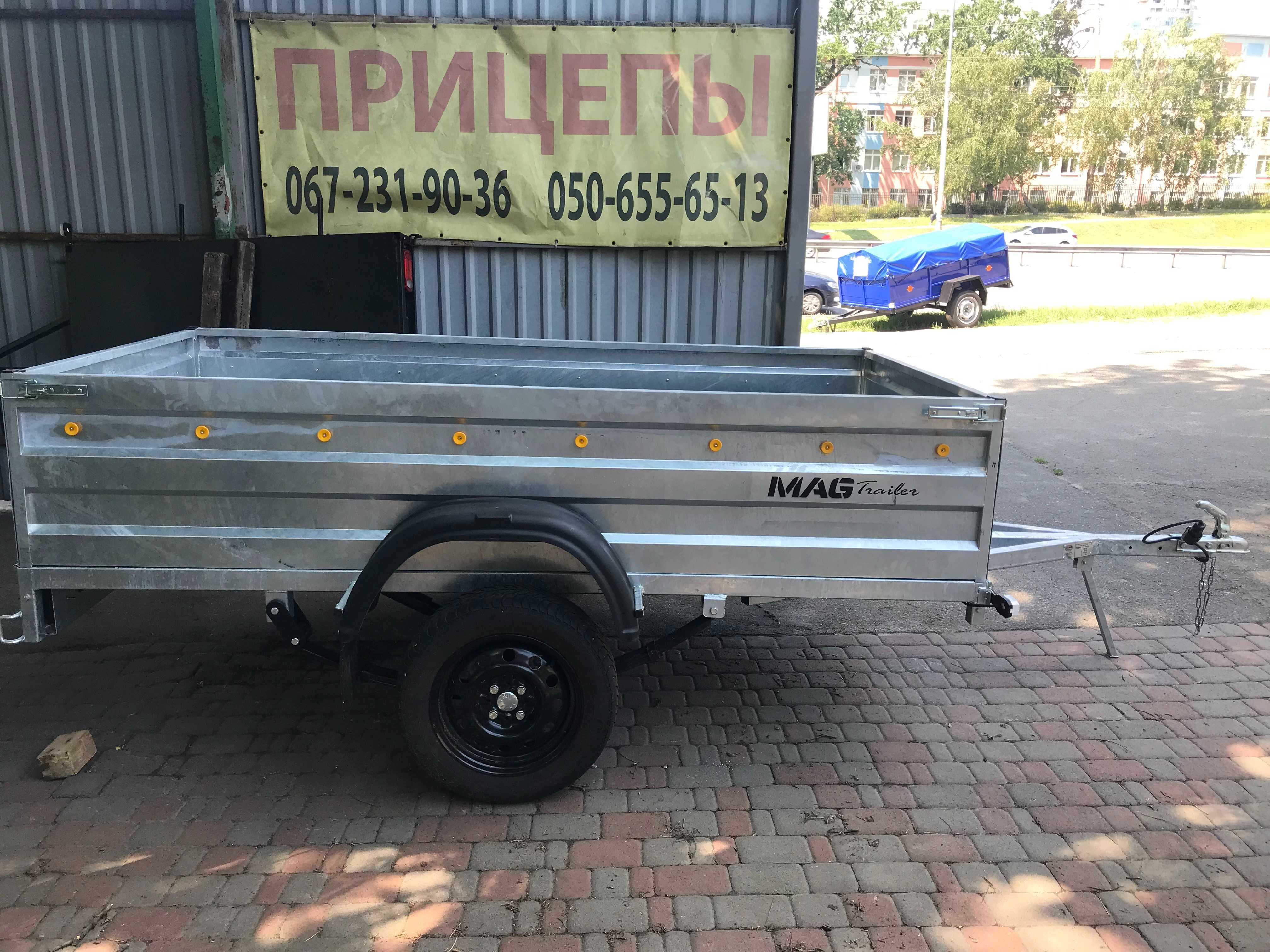 Оцинкований легковий причіп