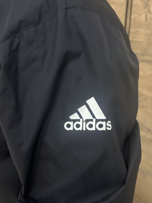 Klasyczna kurtka wiatrówka Adidas – oversize M - czarna