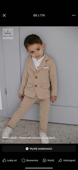 Garnitur roz 116/122