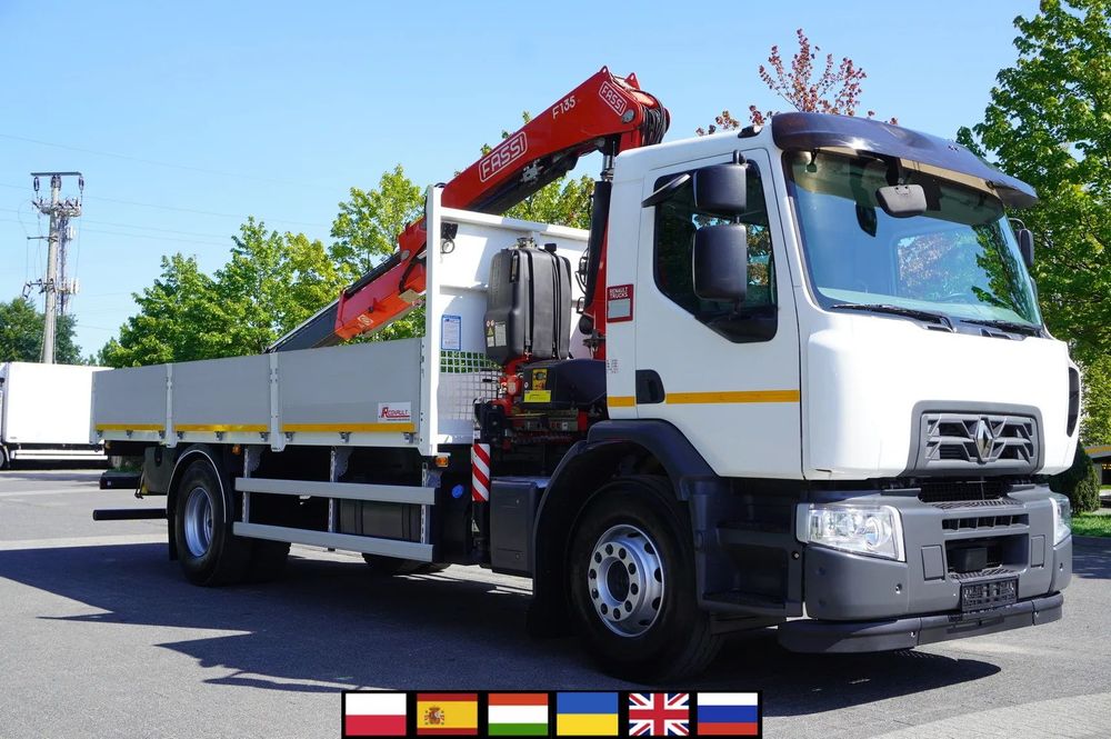 Renault C280 DTI 8 / HDS Fassi 5,6 t / Zasięg 8 m / Platforma 15 EPAL  _238278