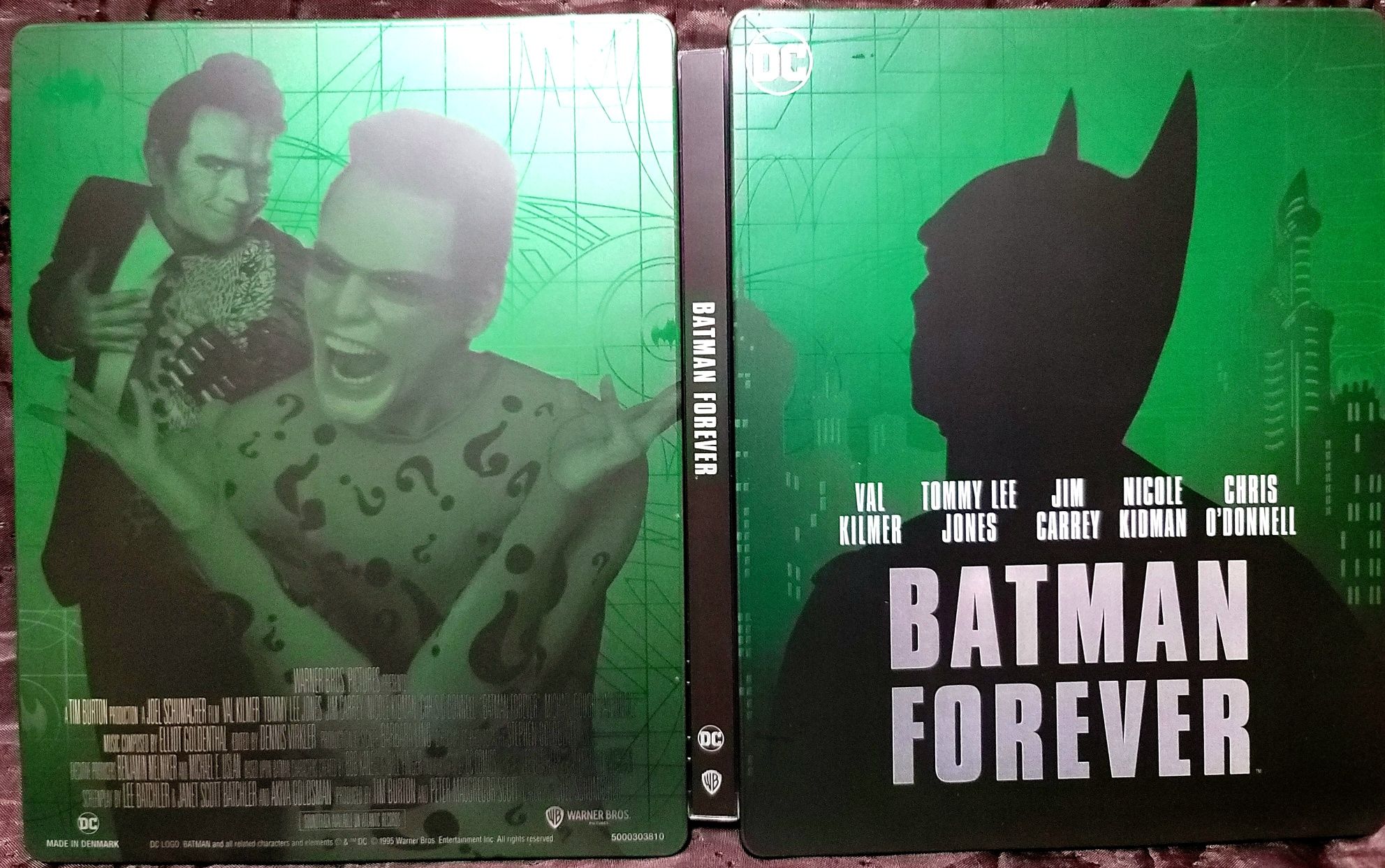 Фильмы по вселенной Бэтмен (Batman) в Steelbook Blu Ray