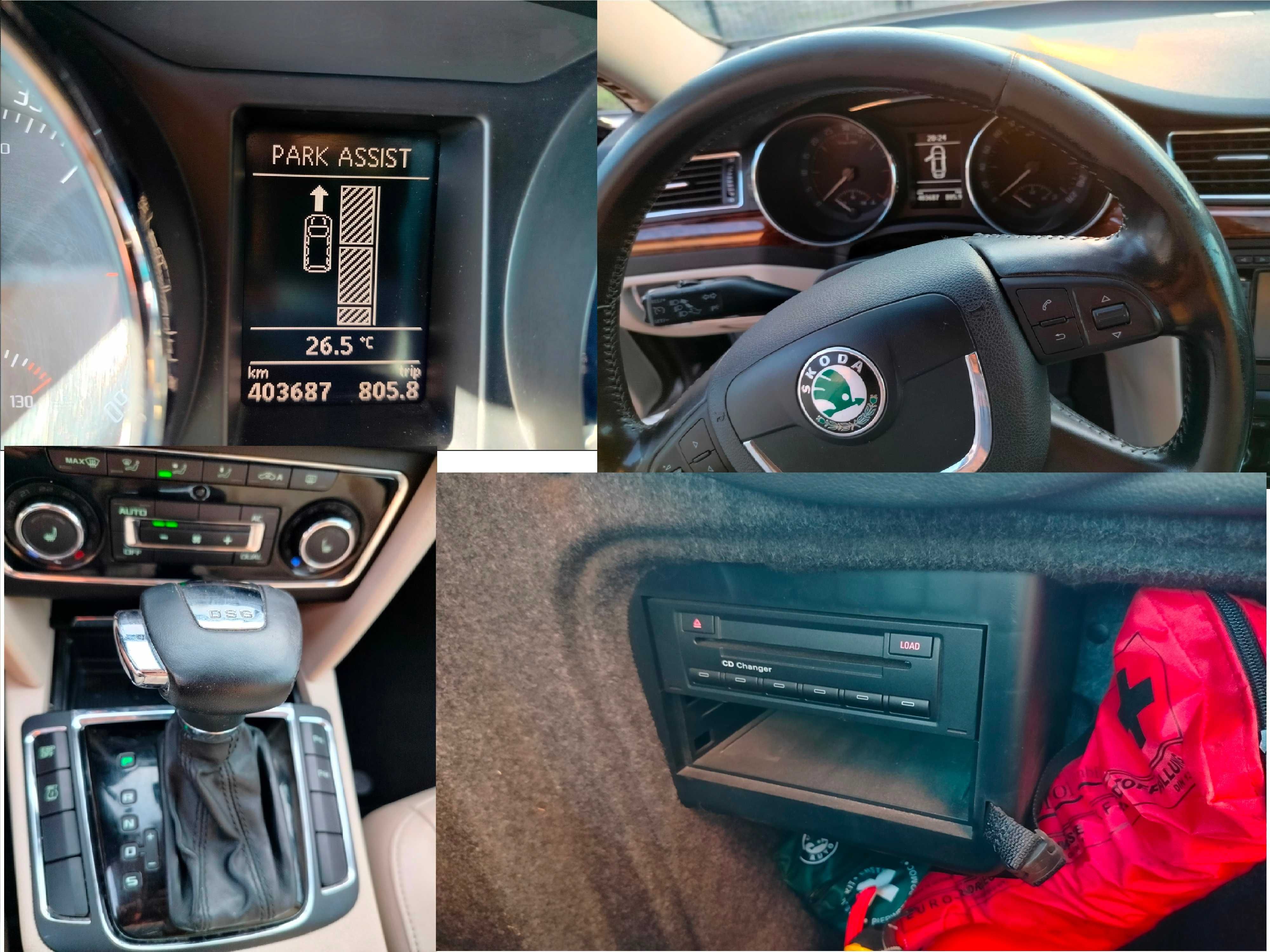 Skoda Superb 2.0 TDI, 170KM, DSG, klima, skóra, asystent itd..