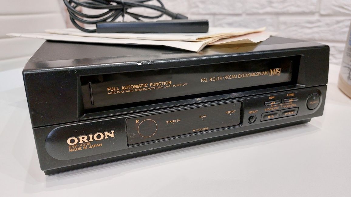 ORION RVP-400B / Odtwarzacz VHS / Video - Klasyk dla kolekcjonera BOX