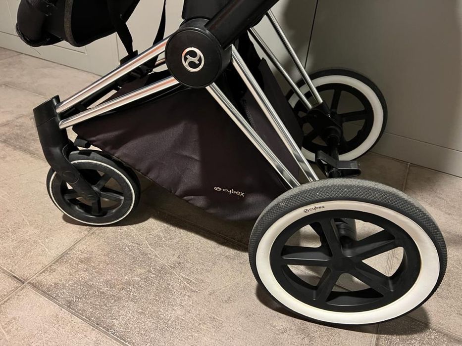 Wózek Cybex Priam LUX Manhattan Gray 2.0 2w1 szary gondola spacerówka