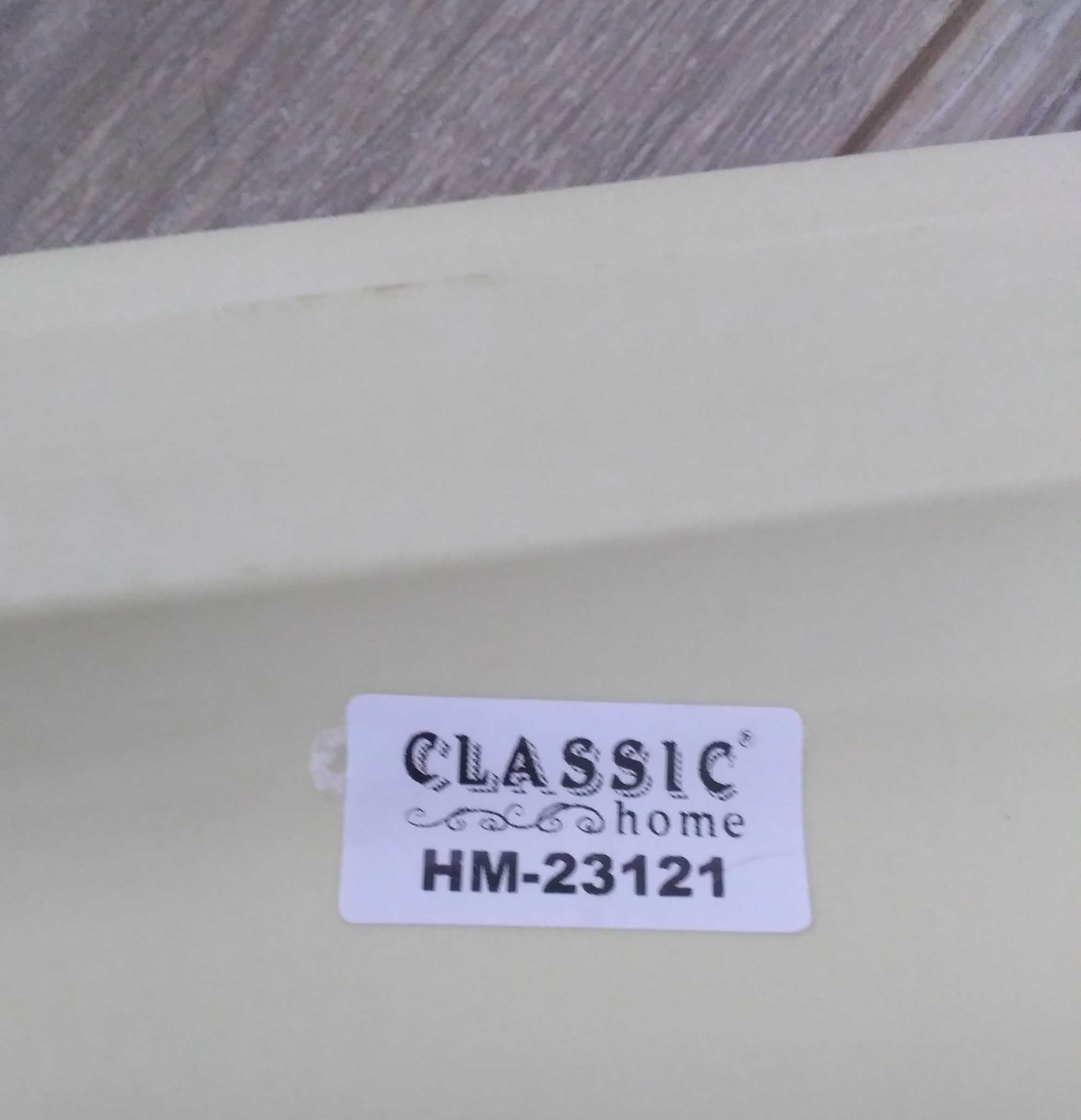 Багет потолочный Classic Home HM-23121 белый, два куска 95 + 152 см