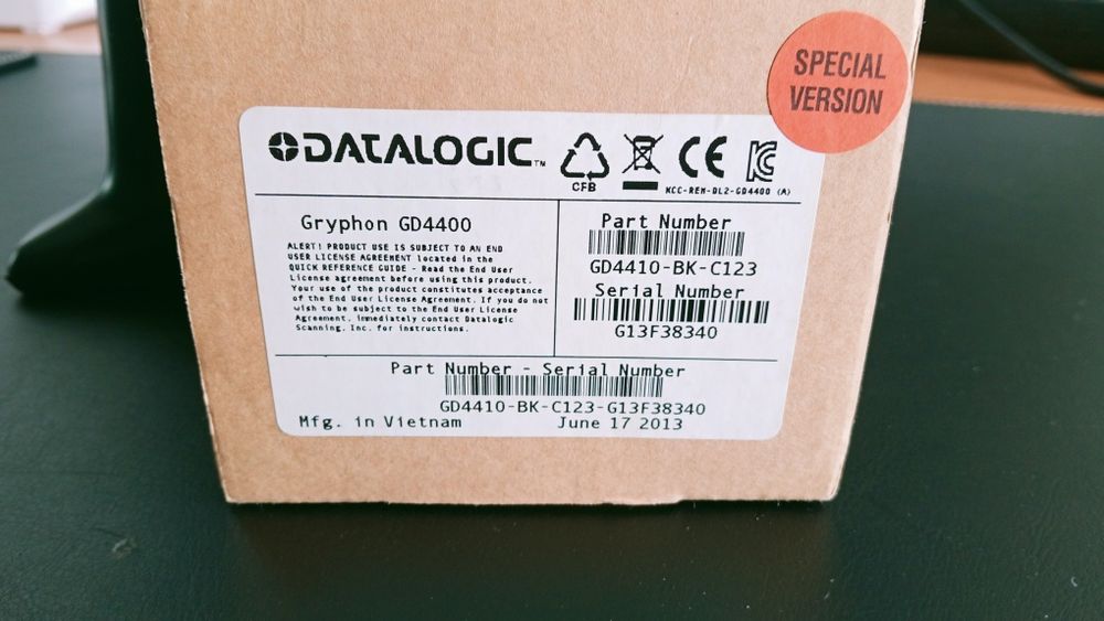 Scanner de mão Datalogic Gryphon GD4400