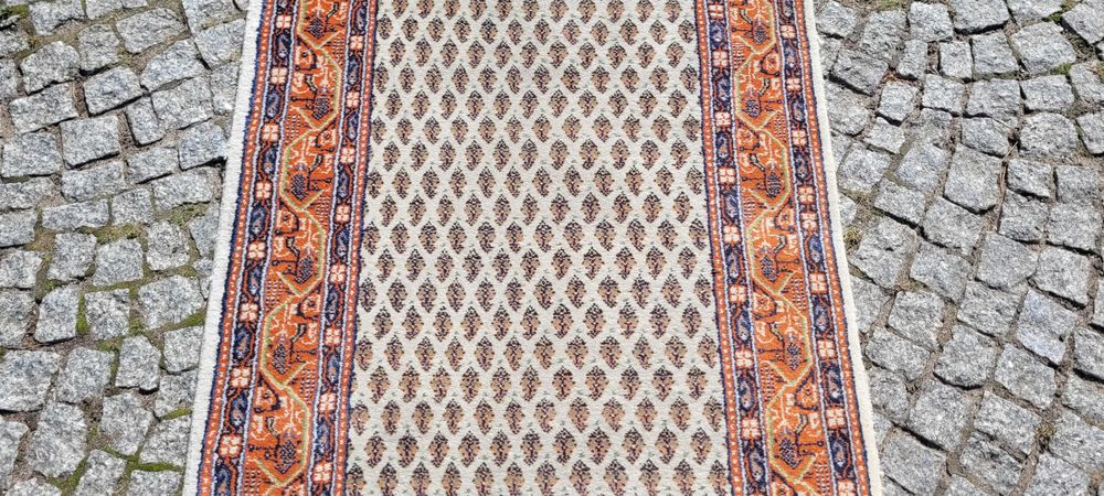 -70% orientalny indo saroug mir perski dywan ręcznie tkany 82/350cm