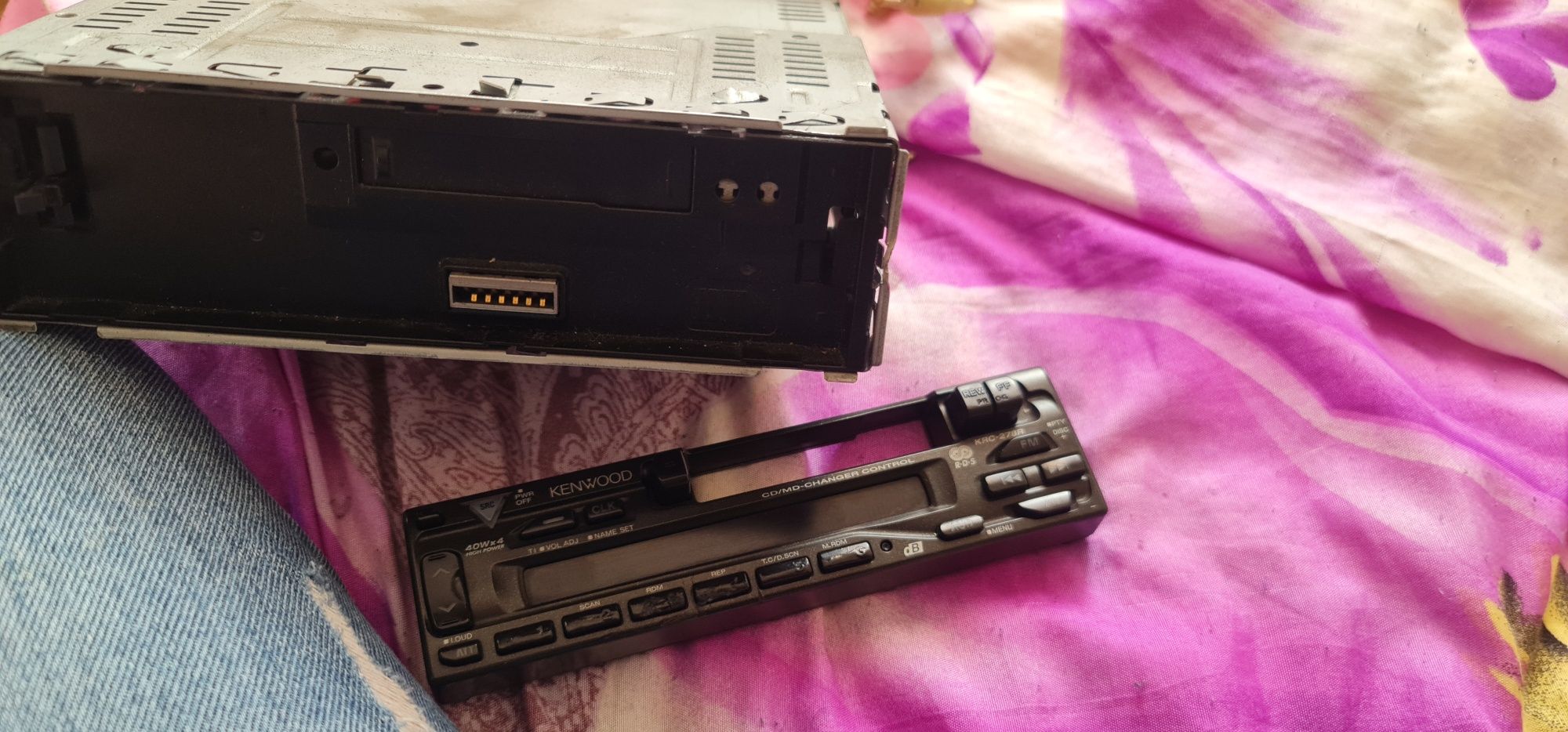 Radio Działa Kasety Niewiem Radio Kenwood  PRL Na Kasety + Radio