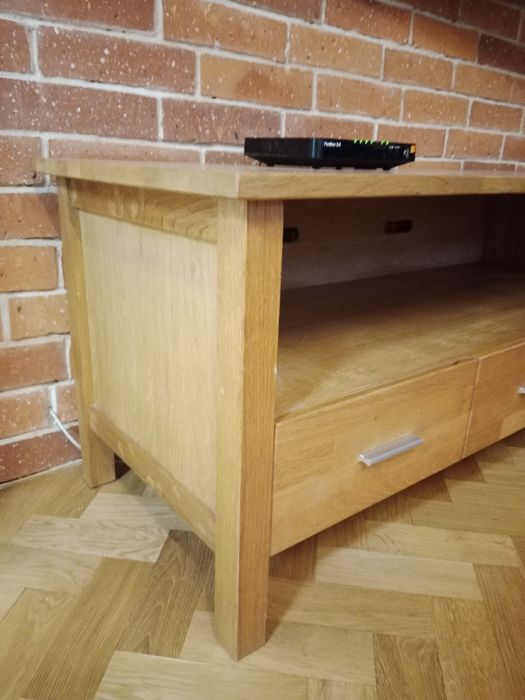 Szafka RTV dębowa, olejowana