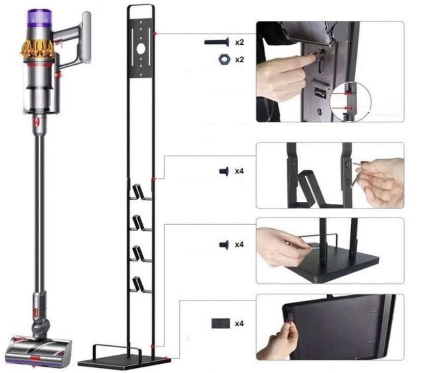 DYSON STOJAK UCHWYT wieszak NA ODKURZACZ v15 v11 v12 v10 v8 v7 v6 5GEN