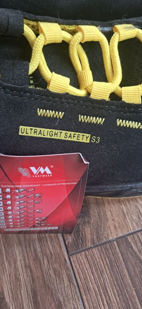 Buty robocze  bhp VM S3 nowe rozm 44