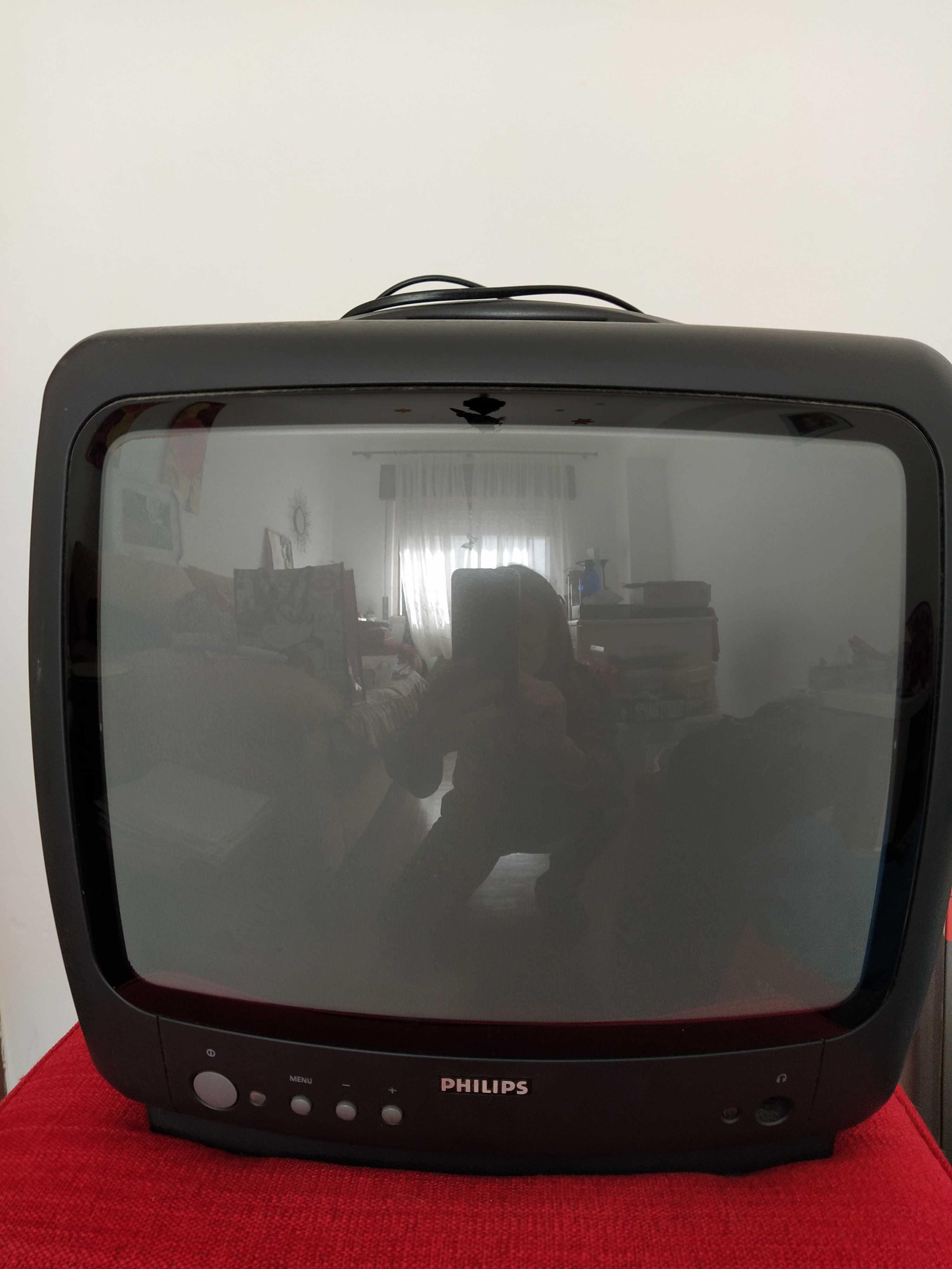 Televisão analógica portátil Philips S-L6.1 - 36cm + comando