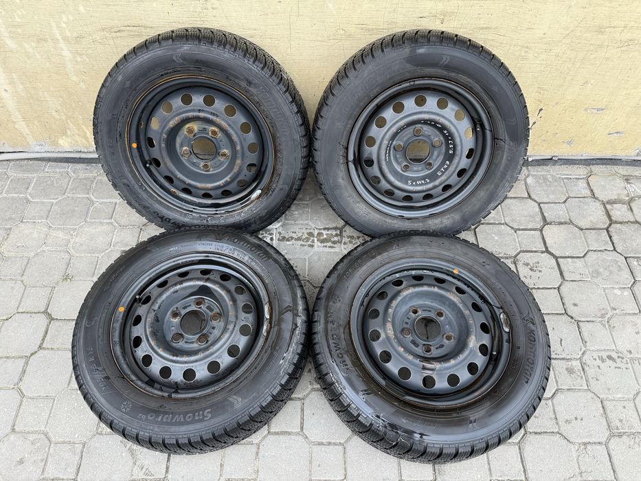 Koła Felgi 15” 5x114,3 + Opony Zimowe 195/65R15 Kia Ceed Hyundai I30