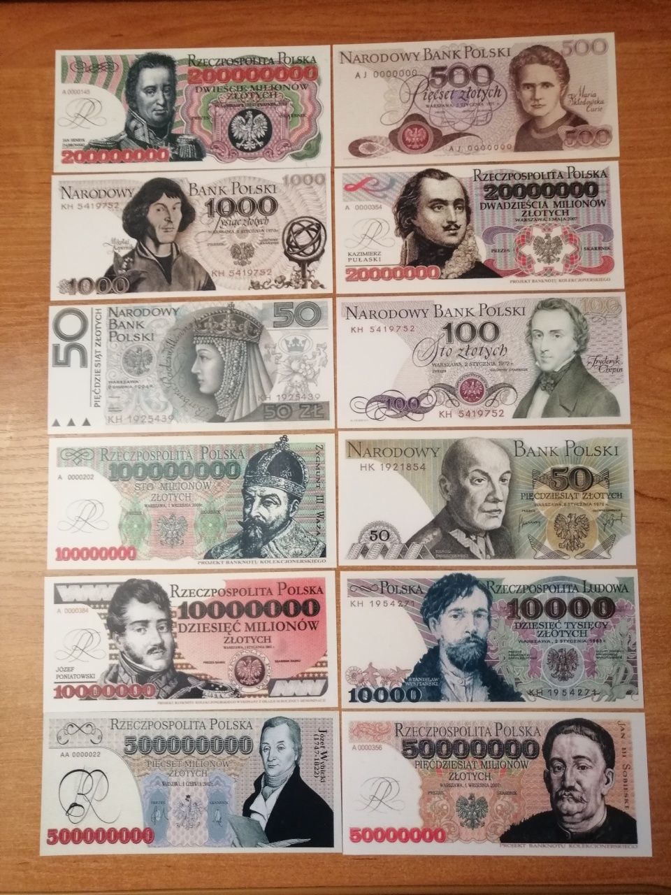 Polskie banknoty kolekcjonerskie