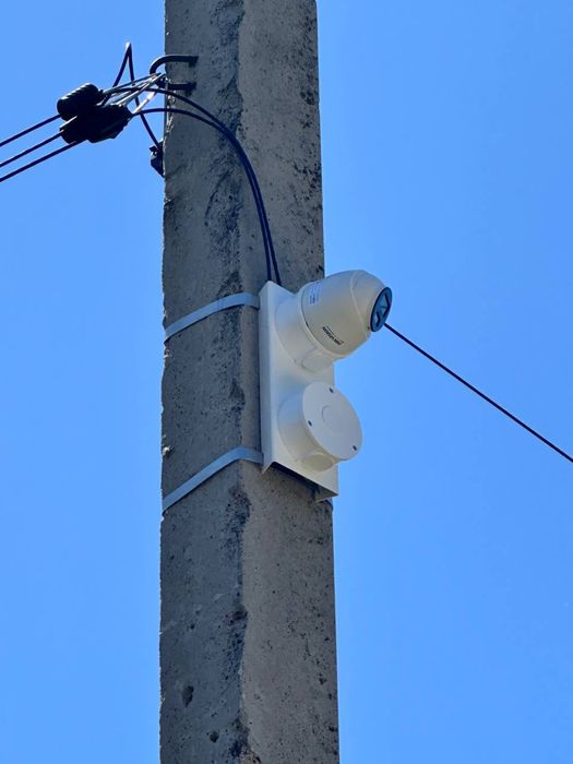 Монтаж камери відеонагляду. Відеоспостереження. Охорона. Домофони