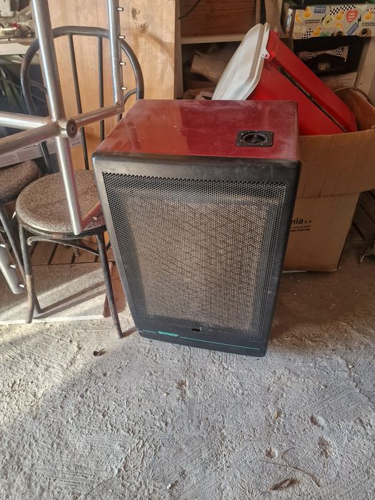 Aquecedor a gás com botija