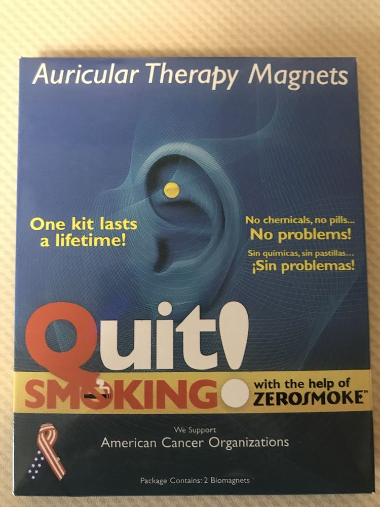 Quit Stop Smoking Ear Magnet Cigarettes Magnetic