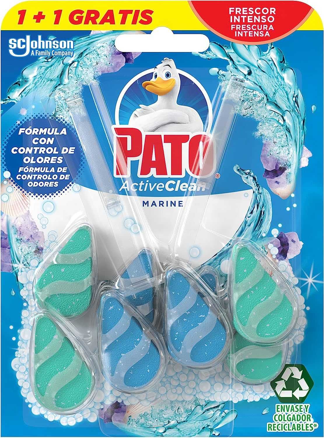 Pato Active Clean 2 x Zawieszka Do Toalety Morska