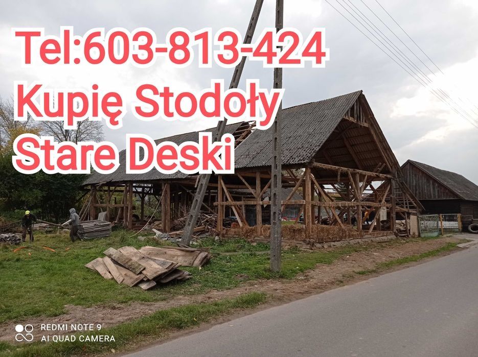 Deski Stare Bale Wymiana desek, Stodoły