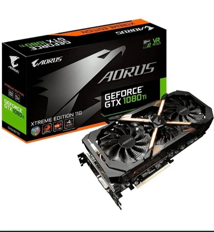 Gtx 1080ti 11GB DDR5 Aorus xtreme edition como nova